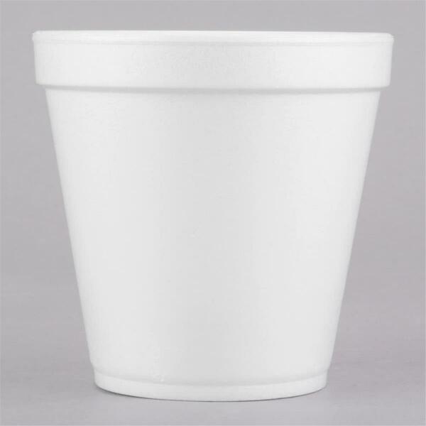 Dart Container Cpc 16 Oz Customizable Medium Squat Foam Food Bowl, White, 500Pk 16MJ20  CPC